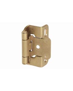 Amerock BPR7550 1/2" Overlay Partial Wrap Hinge-Brass