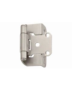 Amerock BPR7550 1/2" Overlay Partial Wrap Hinge-Satin Nickel