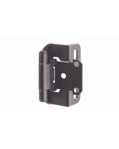 Amerock BPR7550 1/2" Overlay Partial Wrap Hinge-Oil-Rubbed Bronze