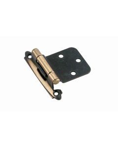 Amerock BPR7630 30 Degree Back Bevel Variable Overlay Hinge-Antique Satin Brass