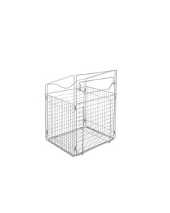 Closet Tilt Out Hamper Basket-Chrome-Small