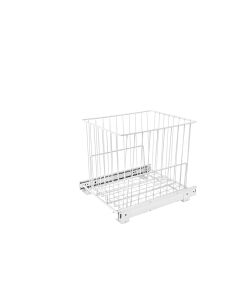 Pull-Out Hamper-White-11 7/8"-14 3/4"