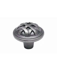 J339 Jamison Decorative Knob-Satin Pewter
