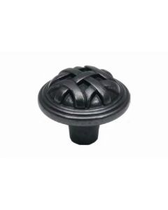 J339 Jamison Decorative Knob-Weathered Black
