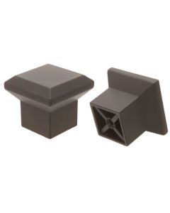 Jamison J531 Square Knob-Oil-Rubbed Bronze