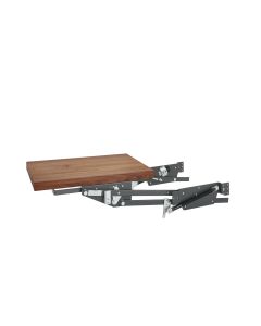 Heavy Duty Mixer Lift-Orion Grey-Hardware and Shelf-Soft-Closing Action